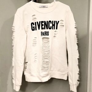 Givenchy Ripped Sweatshirt